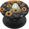 Retro Ghost Sunflower Floral Design | Halloween Women Graphic PopSockets Standard PopGrip