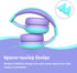 gorsun Kids Headphones - Limited Volume Cat Ear Toddler Headphones, Wired Over Ear for Children