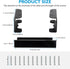 Under Desk Holder for Thunderbolt 4/3 Dock and Power Cable, Iron Storage Rack for TS4/TS3 Plus