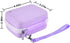 AbergBest Digital Camera Carrying Case: Purple Protective Case for 21 Mega Pixels LCD Rechargeable HD/Kodak/Canon/Sony
