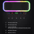 Serounder IPX5 Bluetooth Speaker, Portable Speaker with Stereo Sound, RGB Lights, Mechanical Buttons, Water Resistant