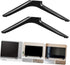 JEWEDECO 2pcs Tv Support Stand with Sturdy Base Height Television Holder Design for LCD Led Easy to Install