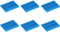 uxcell 5x30x40mm Blue Aluminum Heatsink Cooler Thermal Adhesive Pad for 3D Printers, 6Pcs