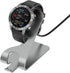 Metal Anti-Slipping Desktop Base Stand for Garmin Venu 3/Venu 3S/Vivoactiv 5 with Charging Dock Cable, Grey