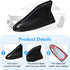 SWPHRT Car Shark Fin Antenna Cover, Vehicle Top Roof Aerials AM FM Radio Signal Base with Adhesive Tape, Automotive