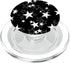 PopSockets PopGrip for MagSafe: Grip Stand Black Stars White