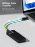 Hagibis USB 4 Cable, LED Display USB C 240W Fast Charging Cable with 8K@60Hz Data Transfer for iPhone 15/15 Pro Max