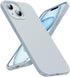 iPhone 15 Case, Silicone Phone Case with Military Grade Drop Protection, Shockproof Cover - Blue Grey