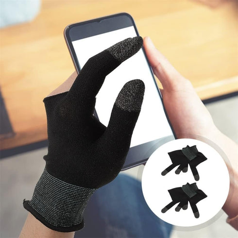 ARTIBETTER 1 Pair Gaming Gloves for Sweaty Hands Gamer Gloves for Cold Hands Mobile Phone Gaming Gloves Sweat Resistant Finger Covers by ARTIBETTER
