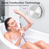 Yunseity Bluetooth Bone Conduction Speaker, Portable Stereo Bass Sound Speaker with Built-in Mic and Suction Cup for