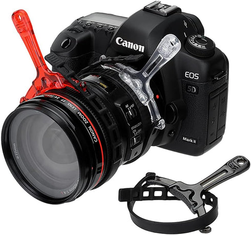 Fotodiox Follow Focus Handles Kit, 3-Pack - Black, Red, Clear