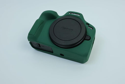 R100 Camera Case, BMAOLLONGB Fullbody Thin Lightweight Silicone Cover for Canon Eos R100, Green