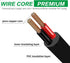 Varbmt 6.5FT, 4.0x1.7mm 4.0x1.7mm Trail Camera Power Cord DC External Power Cable Made for Portable Power Banks, Solar