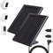 Solar Panel Charger for Ring Cameras, 5V Solar Charger, Compatible with Ring Spotlight Cam and Outdoor Wireless Security