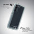 Pelican Voyager Series Samsung Galaxy S21 FE Case, Heavy Duty Rugged Phone Case with Belt Clip Holster, Clear