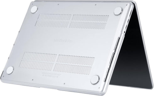Se7enline Clear Crystal Hard Case for MacBook Pro 14 inch, 2021-2024, with Keyboard Skin, Transparent