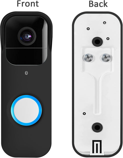 LEFXMOPHY Camera Case for Blink Video Doorbell, Black Silicone Waterproof Protective Skin