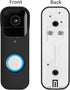 LEFXMOPHY Camera Case for Blink Video Doorbell, Black Silicone Waterproof Protective Skin