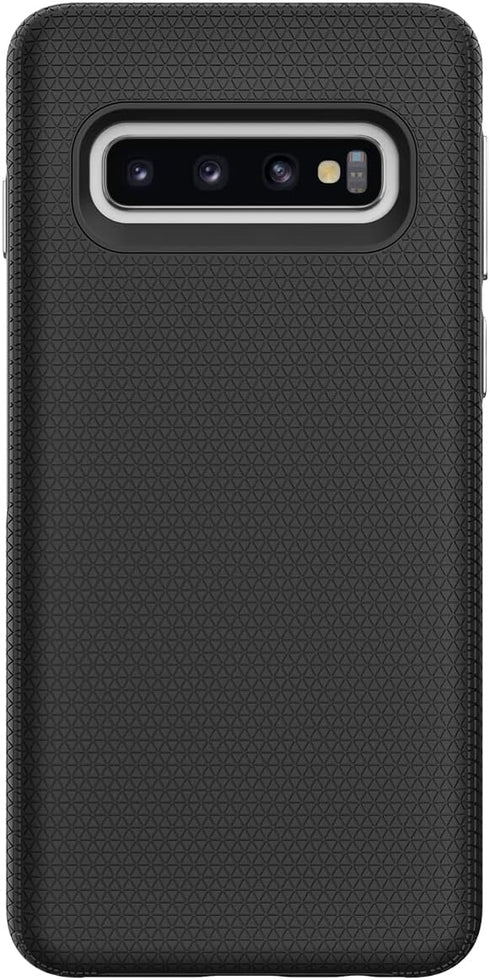 KIOMY Case for Samsung Galaxy S10+ / S10 Plus, Shockproof Bumper Protective Cover, Hybrid Design Hard PC Back with TPU