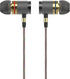 Betron YSM1000 Wired Earphones with Noise Isolating Earbuds, 3.5mm Jack, Tangle-Free Cable, and Case.