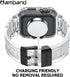 amBand Bands Compatible with Apple Watch 9/8/7 41mm - M1 Sport Series Rugged Case with TPU Strap for iWatch