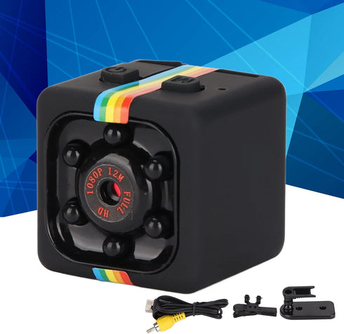 POCREATION Mini Wireless Security Camera with 140° Shooting, Motion Sensor, Low Light Video Mode