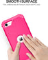 BENTOBEN iPhone SE 2022/2020 Case, Heavy Duty 3-in-1 Rugged Shockproof Cover, Hot Pink for Girls & Boys.