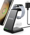 Intoval Wireless Charger - Charging Station for Samsung Galaxy Phone/Watch/Buds, Fit for Note 20/10, Galaxy Watch 4/3