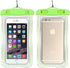 Waterproof Phone Pouches, Universal Fit, Clear, 2 Pack, Green