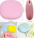 Silicone Headphone Organizer - Data Cable Storage Case - Mini Key Box - Portable Wired Headset Storage Bag (Yellow-Pink-Blue-3PCS)