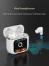 URIZONS ANC Noise Cancellation Bluetooth Earbuds, Multi-Functional Wireless Headphones with LCD Screen Touch Control