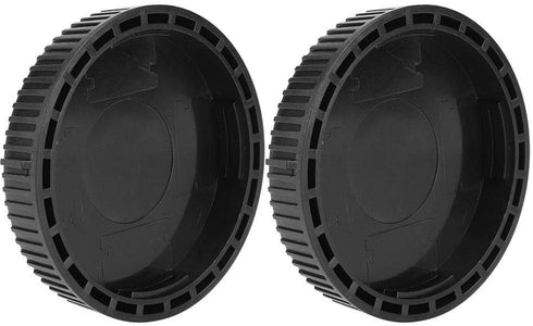 2Pcs Camera Lens Cover for Nikon Z6 Z7 Z50 and Z-Mount Camera - Black