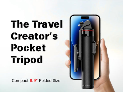 FORGERAY C13 52 Travel Creator Stick for iPhone Portable Selfie Stick Tripod with Remote, Detachable Mount & Stable