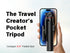 FORGERAY C13 52 Travel Creator Stick for iPhone Portable Selfie Stick Tripod with Remote, Detachable Mount & Stable