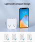 20W USB C Charger Block, USB Wall Charger Plug with 2 Outlet Ports, Multi USB C Charging Power Adapter for Home Travel