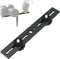 8"/20cm Dual Speedlite Camera Mount Tripod Bracket Flash Extension Bar for LED Video Light and DSLR Flash Light