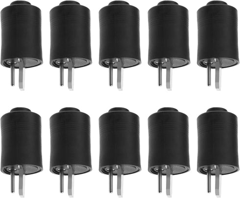 eMagTech 10PCS 2 Pin DIN Male Speaker Plug Loudspeaker Cable Plug for Loudspeakers, Amplifiers, Subwoofer, PC, DVD