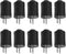 eMagTech 10PCS 2 Pin DIN Male Speaker Plug Loudspeaker Cable Plug for Loudspeakers, Amplifiers, Subwoofer, PC, DVD