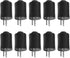 eMagTech 10PCS 2 Pin DIN Male Speaker Plug Loudspeaker Cable Plug for Loudspeakers, Amplifiers, Subwoofer, PC, DVD