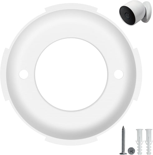Wall Mounting Plate Replacement for Google Nest Cam Battery, Compatible with Nest Camera Locking Collar & Wall Anchors