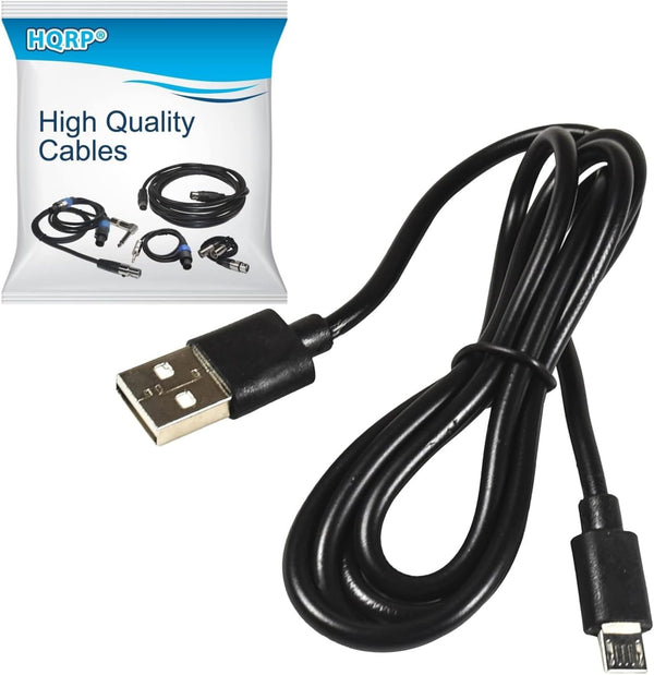 HQRP 36 Inch USB to Micro USB Charging Cable for Logitech Ultrathin Keyboard Folio m1, Cover i5, & Performance Mouse MX