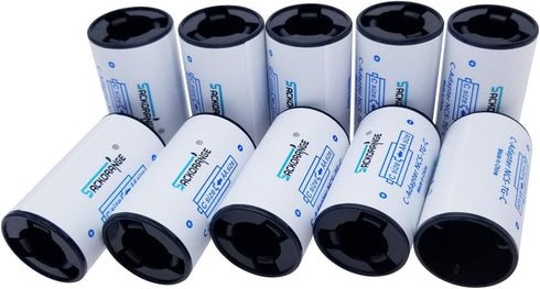 10 Pack AA to C Size Battery Spacer Converter Case, Sackorange C Size Battery Adapter