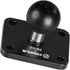 FANAUE Aluminum1'' Ball Mount Base with 4-Hole AMPS Square Plate and 1" Ball