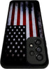 Tnarru Samsung Galaxy A23 Case, Black American Flag Pattern, Hard PC Back & Soft TPU Sides, Shockproof Protection