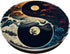 Yin Yang Day & Night Waves Clouds Celestial Sun Moon PopSockets Standard PopGrip