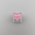 Personalized Cute Love Heart Keycap Handmade OEM Profile Keycap Base DIY Custom ESC Backlit Keycap for Mechanical Keyboard MX Switch (Pink) by Elacgap