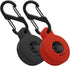 Geiomoo Silicone Cover for Tile Sticker 2022, Protective Case with Carabiner (2 Pack Red+Black)