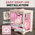 120mm SplashNColor Sakura Fan Grill Decorative Cover, Super Cute Functional Cherry Blossom Cooling PC Fan Cover