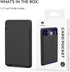 AHASTYLE Phone Credit Card Holder, Slim Stick-On Wallet with Strong Adhesive for iPhone/Android/Samsung