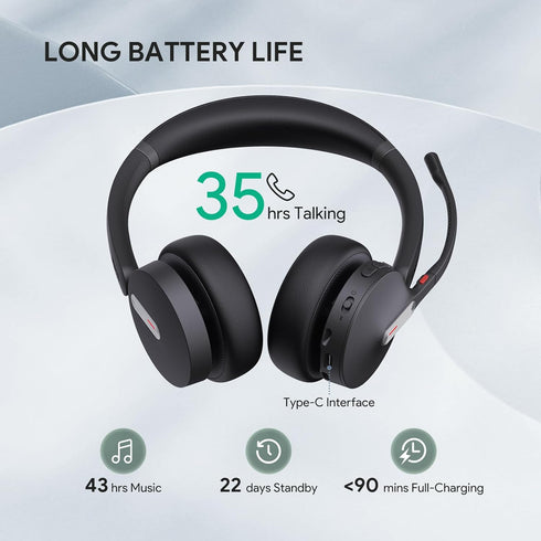 Yealink BHC70 Charging Stand for BH70 Bluetooth Headset, Fast Charging, 1.2m USB-A Cable (ONLY Charging Base)